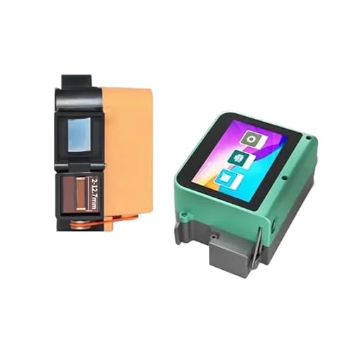 LYFDPN Mini Expire Date Stampante A Getto D'inchiostro Stampante Digitale Portatile Portatile per Scatole di Codifica Stampanti, per Testo Data Etichetta (Orange)