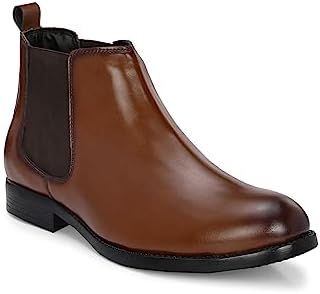 HiREL'S Chelsea Boots for Men | Soft Cushioned Insole, Slip-Resistance, Dynamic Feet Support, Arch Support & Shock Absorption