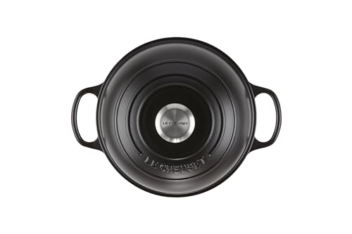 Le Creuset Cocotte per pane in ghisa vetrificata, 24 cm, Nero Matt, 21301240000430