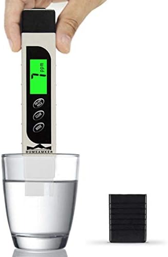 TDS Meter Digital Water Tester, DUMSAMKER Professional 3-in-1 TDS, Temperature and EC Meter with Carrying Case, 0-9999ppm, Ideal ppm Meter for Drinking Water, Aquariums and More