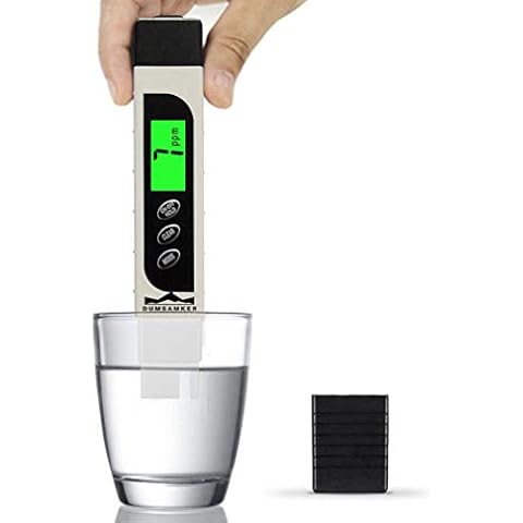 TDS Meter Digital Water Tester, Professional 3-in-1 TDS, Temperature and EC Meter with Carrying Case, 0-9999ppm, Ideal ppm Meter for Drinking Water, Aquariums and More Cover