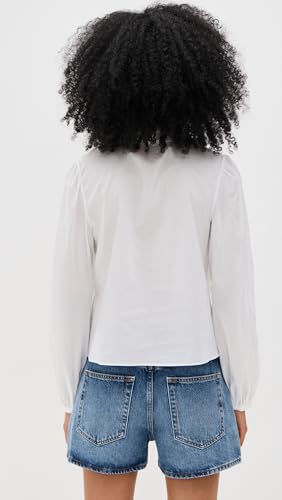 FRAME Women's The Eyelet Sailor Blouse3