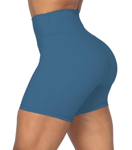 Image of Sunzel No Front Seam High Waist Biker Shorts for Women, Squat Proof Yoga Workout Gym Bike Shorts | 3, 5 Or 8-Inch Inseam, High Waisted, Tummy Control, No Front Seam, Buttery Soft, Compression Fit, Squat Proof