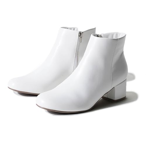 J. Adams Low Heel Zip Up Round Toe Ankle Bootie - Jody4