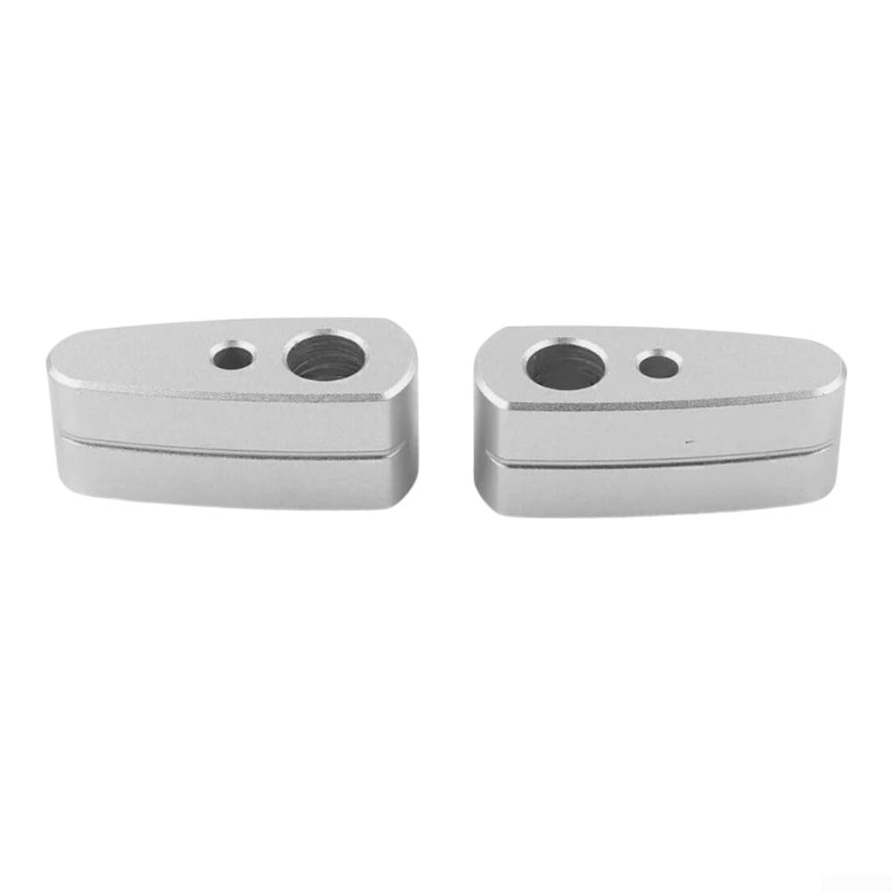 Per BMW R NineT moto manubrio 20 mm argento lega di alluminio Riser Kit facile installazione - Compatibile con R NineT Pure Urban G/S Scrambler K1600B (argento)