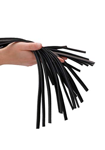 Shots Ouch! Pain - Heavy Leather Tail Flogger - Black - Afbeelding 4