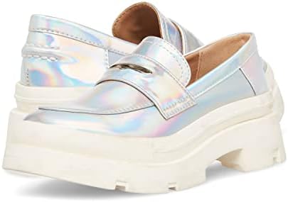Steve Madden Girls Shoes Girls Lawrence Loafer, Iridescent, 2 Little Kid | Image 7