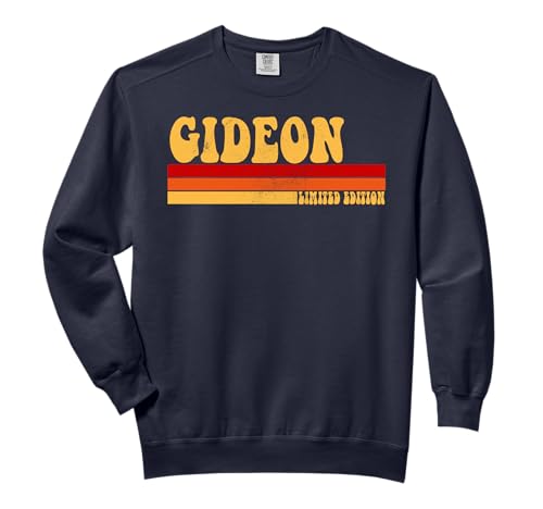 GIDEON Name Personalized Idea Men Retro Vintage GIDEON Comfort Colors