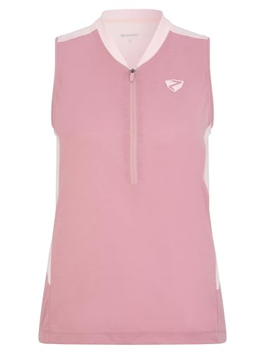 Ziener NIKOLETTA - Maglia da Ciclismo da Donna, per Mountain Bike, Traspirante, ad Asciugatura Rapida, Elastica, Senza Maniche, Rosa Malva, 42