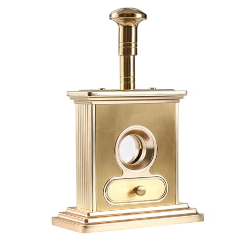 Cigarrskärare i rostfritt stål – precisionsverktyg för bar, kontor och hem – perfekt cigarrtillbehör för män, gåva för perfekt rök