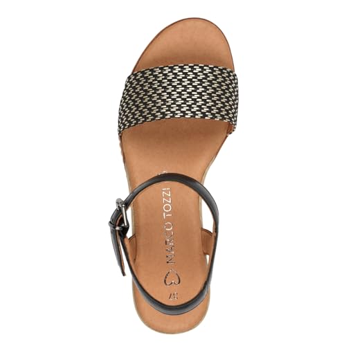 Marco Tozzi Sandale 2-28720-44, Donna, Black Comb, 39 Eu - 3