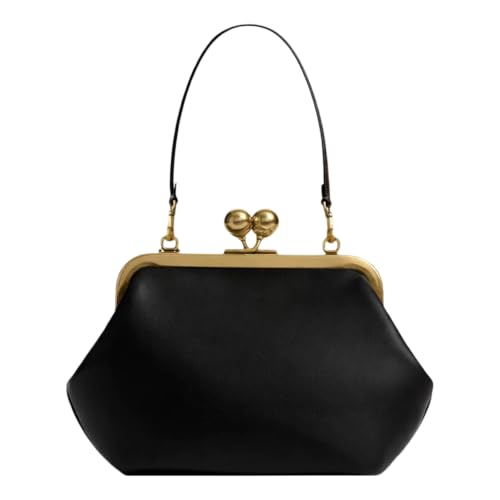 Sac à main élégant en cuir PU avec finitions haut de gamme et fermeture clip