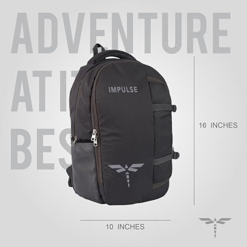 Image of Impulse IMP Omega 45L Laptop Backpack /Office Bag /School Bag /College Bag /Business Bag /Travel Backpack Water Resistant Fits Up to 16 Inch Laptop with 1 Year Warranty