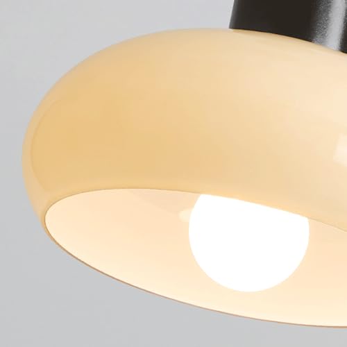 Suspension de style rétro nordique en verre avec douille unique E27 - 6