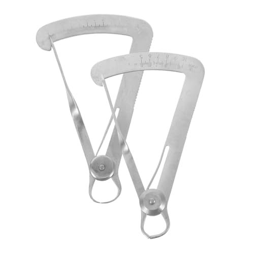 VILLFUL Caliper Triangular Gauge 2pcs High Precision Measuring Caliper for Jewelry Making and Precision Work
