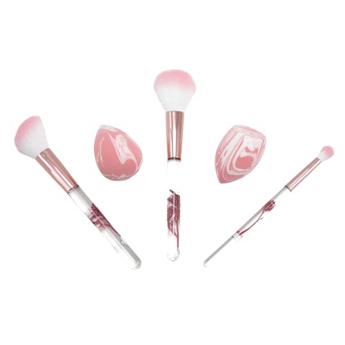 5 piece Makeup Set, includes Blush Brush, Powder Brush, Eyeshadow...