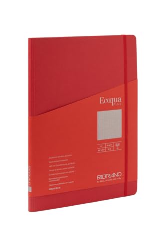 Carnet A4 points Fabriano Ecoqua Plus rouge pour ne plus rater vos tracés de notes - 2