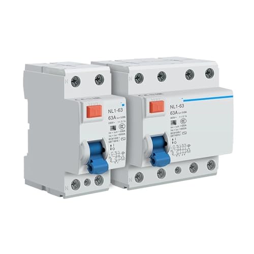 Disjoncteur différentiel NL1-63 évite électrisation rénovation circuit 2P 40A