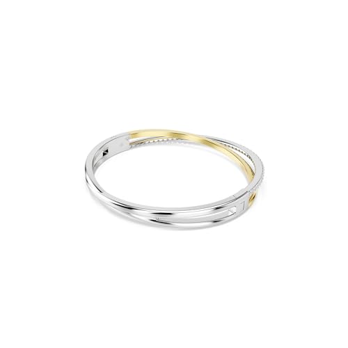 Swarovski Bracciale Rigido Hyperbola, Taglio Round, Bianco, Mix Di Finiture - 4