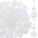 ERINGOGO プラスチック製多機能歯車 手作りパーツ 修理用 多種ギア付き 約入り で機械模型やロボット工作に ランダ カラー