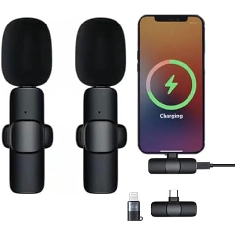 Wireless Lavalier Microphone for iPhone and iPad Cover