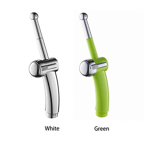 Toilet Muslim Chrome Bidet Spray Kits DIY Hand-held Shower Head Brass Green — view 2