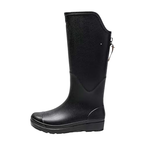 Bottes en caoutchouc à talon haut idéales pour l'agriculture et la boue