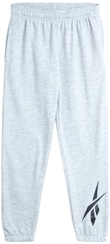 Reebok Boys’ Active Pants – Performance Fleece Joggers for Boys – Kids Lightweight Warm Up Track Pants (8-20)