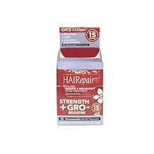 ORS HAIRepair Vital Oils Hot Oil Treatment Strength + Gro-Booster Hot Oil Treatment - Travel Packet 1.5 Ounces Pack of 12