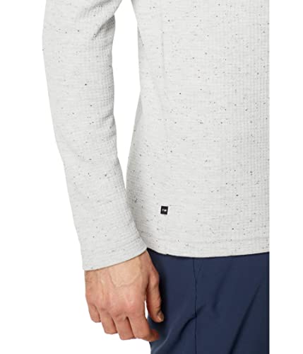 TravisMathew Cloud Waffle Crew Heather Light Grey XL3