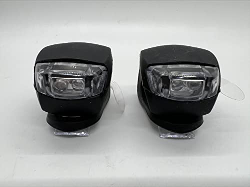 Wheelchair, Scooter, Bicycle Mini Black Silicone LED Visibility Lights