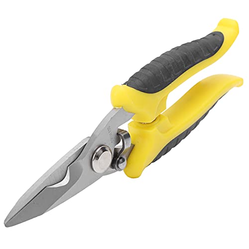 Forbici da Elettricista, Tagliafili Multiuso con Impugnatura Ergonomica Facile da Usare Taglierine laterali in Acciaio Inox per Elettrodomestici/Riparazione Circuiti (7 pollici)