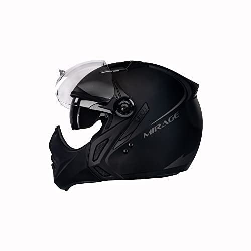 Capacete Aberto Moto Peels Mirage Classic Preto Fosco/Grafite 61