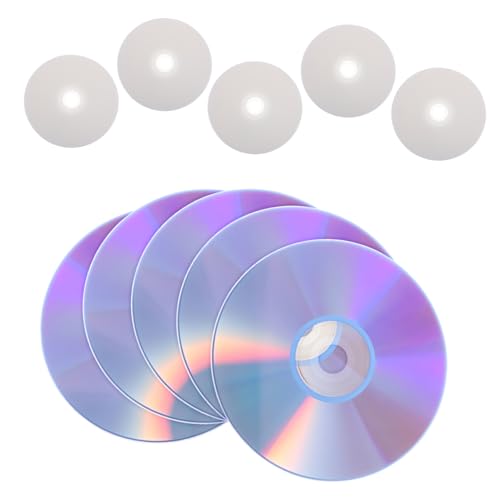 Vaguelly 10 Piezas Discos CD-RW Regrabables para Grabación de y Telefonía para Copias de Seguridad y Duplicación de Datos Compatibles con CD y DVD Alta Capacidad para Profesional y