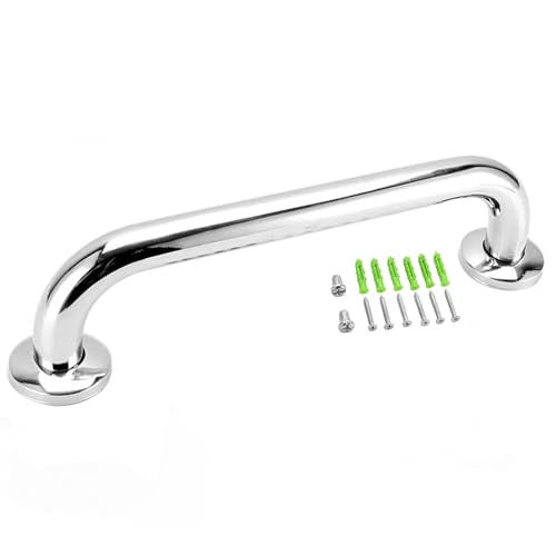 Maniglia antiscivolo in acciaio inox per la sicurezza moderna delle scale e del bagno, maniglia di supporto da parete da 80 cm, aiuto durevole per l'equilibrio per uso domestico