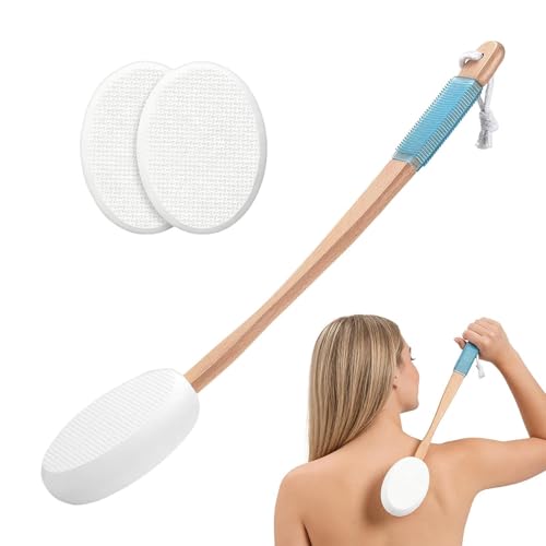 Back Lotion Applicator ? Flexible Applicator Pad, Portable Extended Handle, Cream Spreader Tool Head Skin Care Device | Convenie