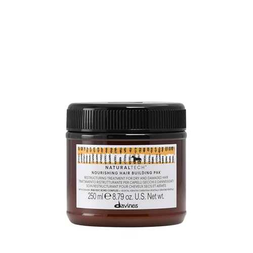 Davines Naturaltech NOURISHING Hair Building Pack, Restructure The Hair Shaft While Adding Shine And Body, 8.79 oz.