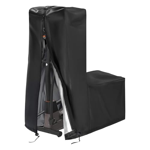 Cubierta para entrenador elíptico, máquina a prueba de polvo, protección de tela Oxford, protección completa a prueba de viento para equipos de entrenamiento horizontal y accesorios de fitness para
