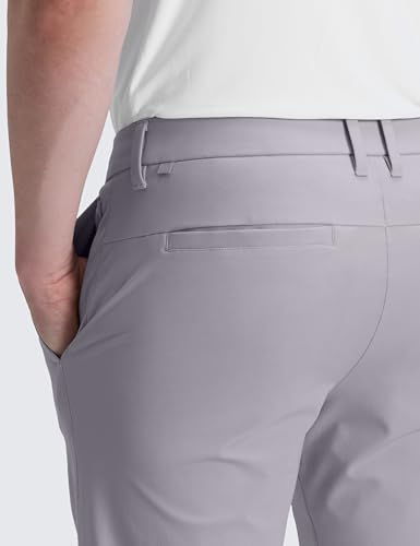 Image of CRZ YOGA All Day Comfy Golf Pants 28 inch /30 inch /32 inch /34 inch /36 inch | Decent Stretch, Wrinkle-Resistant, Casual, Slightly Tapered Leg, Flat Front, Pockets, Trousers for Men