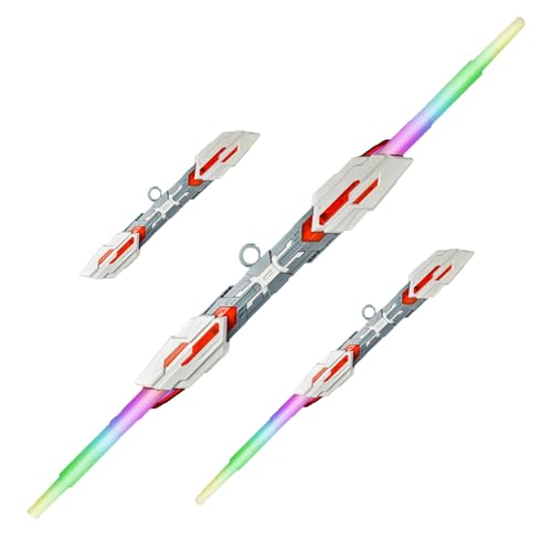 Sabres de luz de duelo com balanço suave | Brinquedos de espadas LED de sabre iluminado com mudança