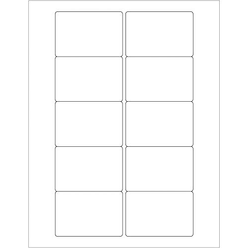 Box Partners 3 x 2 Weather-Resistant Laser Labels