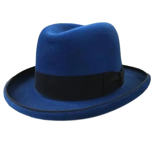 SXRQ Sombrero multifuncional transpirable elegante unisex ajustable cómodo para accesorios de moda sombrero Fedoras ajustable, azul real, Talla única
