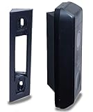 Gestech 45° Corner Angle Mount for Eufy Video Doorbell E340, S210, 2K Wired, Wireless and 1080p Grade Models T8200/T8203/T8210/T8212/T8222 Angled Wall Bracket Wedge for Improved Viewing Angle – Black