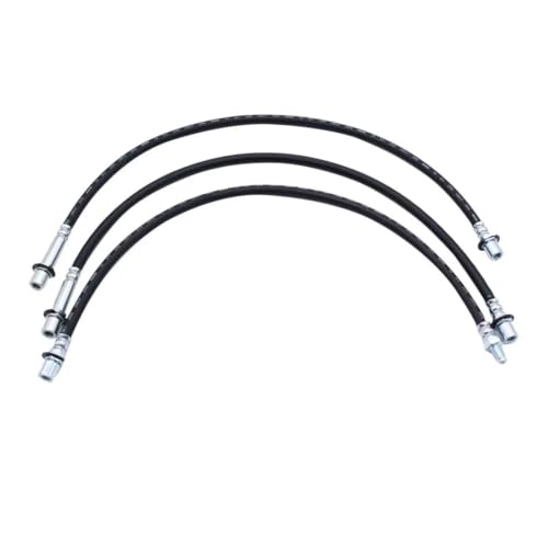 Pastillas de freno kit de manguera extendido de 3 piezas con cable de alarma para LN46