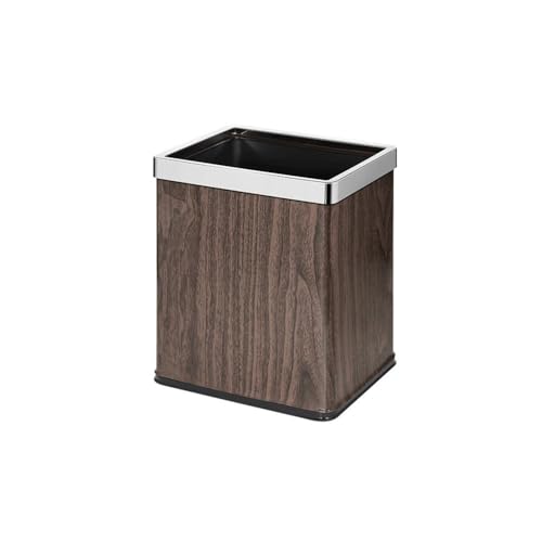 Corbeille à papier carrée ouverture supérieure bureau et cuisine