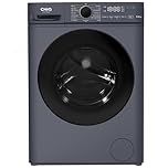 CHiQ CW07123863AX Lave linge hublot - 7kg, Classe énergétique A, Moteur BLDC 1200 RPM, Lavage vapeur & rapide, 15 programmes, Design compact (60x46.5x84cm) - Gris