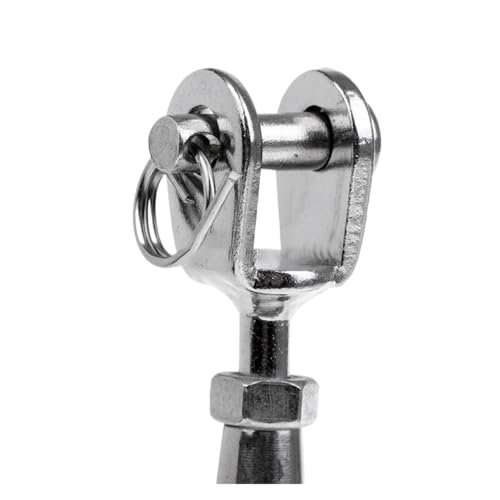 Tensor Quijada cerrado de acero inoxidable 304 M6 - 1 pieza para cables marinos miniatura 3