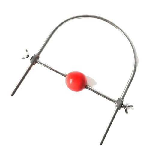 BFLaiCai Esparcidor Bucal De Acero Inoxidable Cama Sexual Mordaza Bucal Ajustable Boquilla Extraíble Mordaza Bucal De Metal Mordaza De Bola SM Mordaza De Bola Erótica Fetiche Juguete