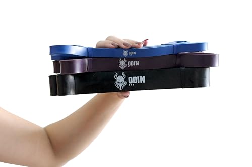 Barra para Porta Cromada + Kit Super Band 3 Intensidades para Treino em Casa Odin Fit