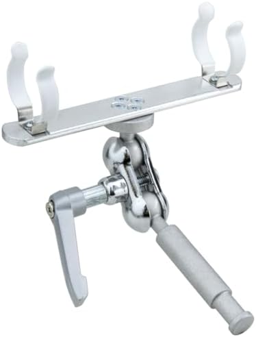 Kupo Kino Flo Fluorescent Lamp Holder with Double Spring Steel Clips and Swivel Ball Joint for Grip Head Mounting in Photography and Video Lighting (KG400712) image 3